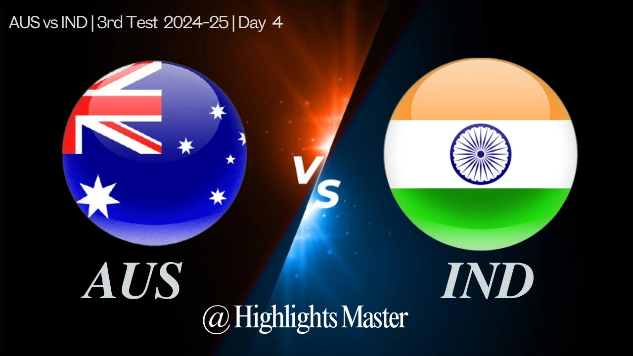 Australia vs India 4th Day of 3rd Test 2024