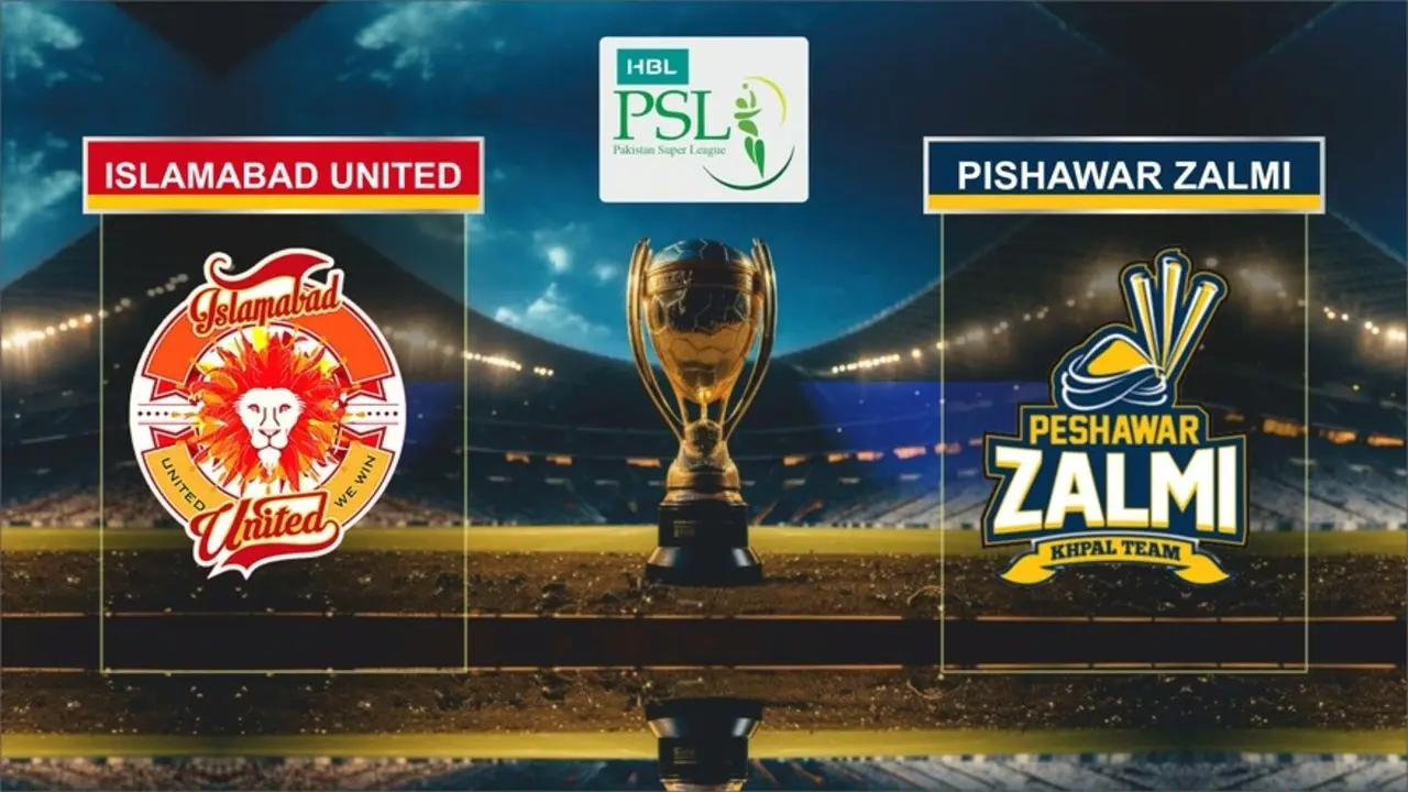 PSL 2024 Semi-Final: Islamabad United celebrates a wicket against Peshawar Zalmi.